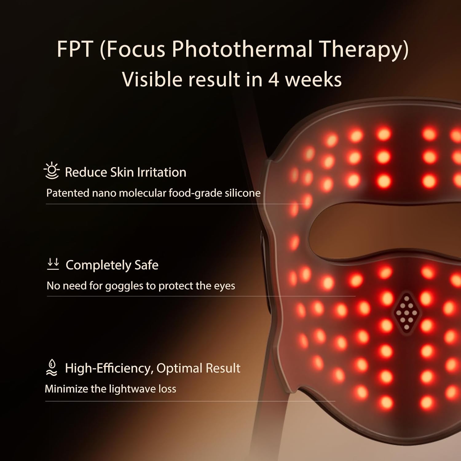 JOVS 4D Laser Light Therapy Mask and Blacken PRO DPL Skincare Device for Face