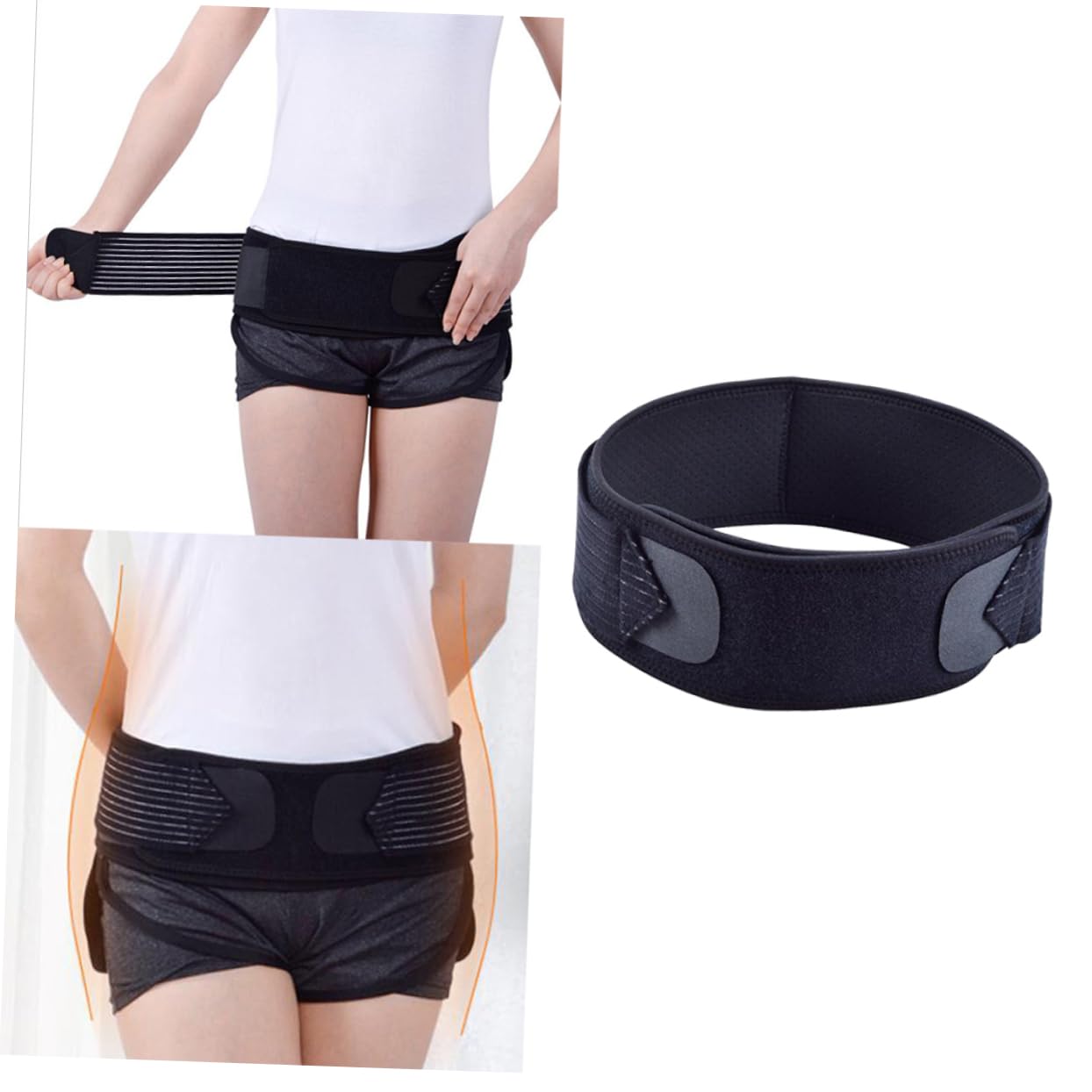NOLITOY 2pcs Waist Trainer Corset for Women Pregnancy Belly Tape Abdominal Binder Pelvic Corrector