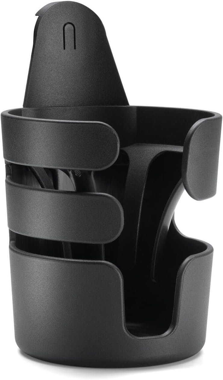 Bugaboo Stroller Cup Holder, Portable Cup Holder Keeps Drinks Securely Upright, Includes 3 Adapters for Compatibility with All Bugaboo Strollers