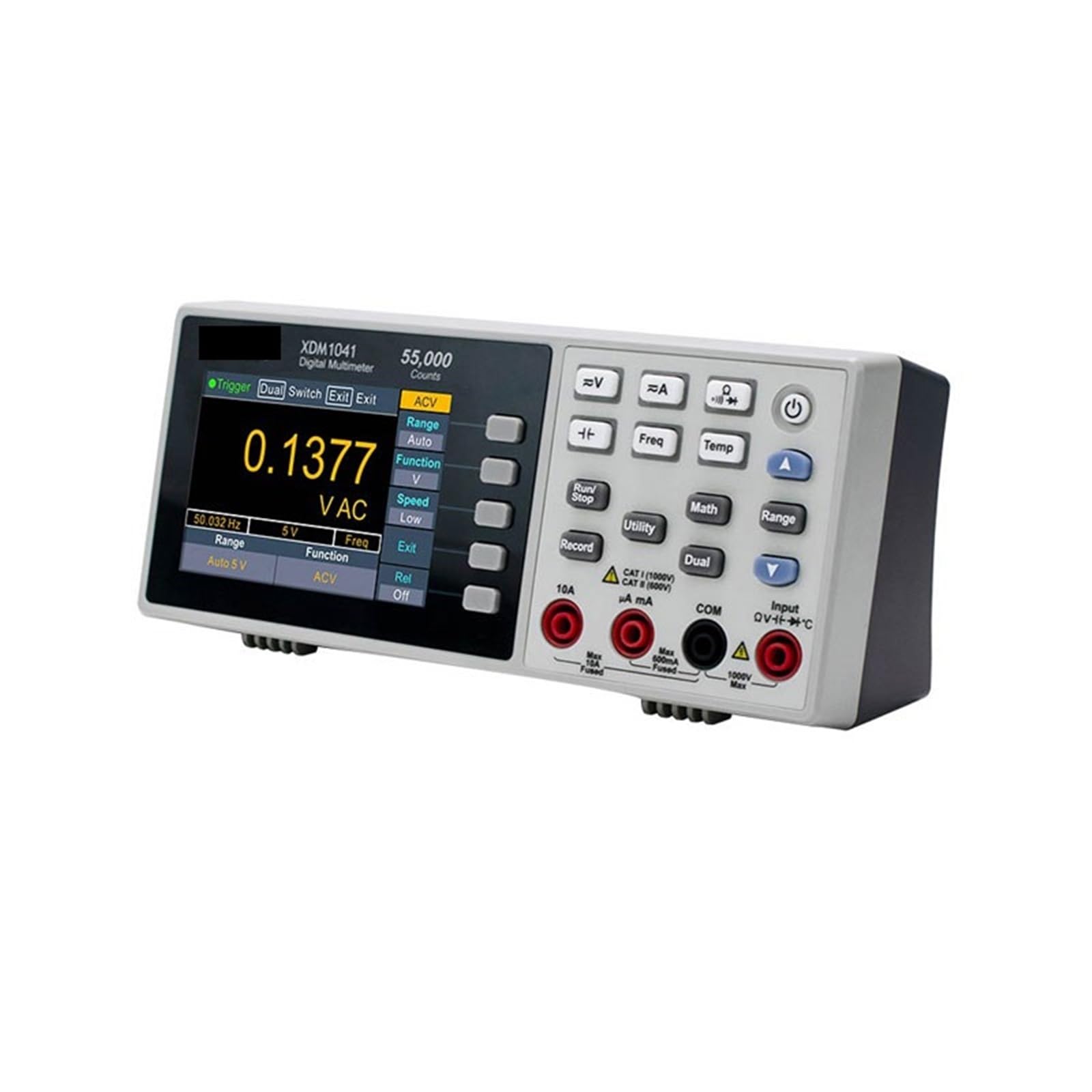 XDM1241 XDM1041 4 1/2 Digital-Multimeter Tragbarer Tisch True DC/AC Strom Spannung USB Multimetro Tester Meter(XDM1041)