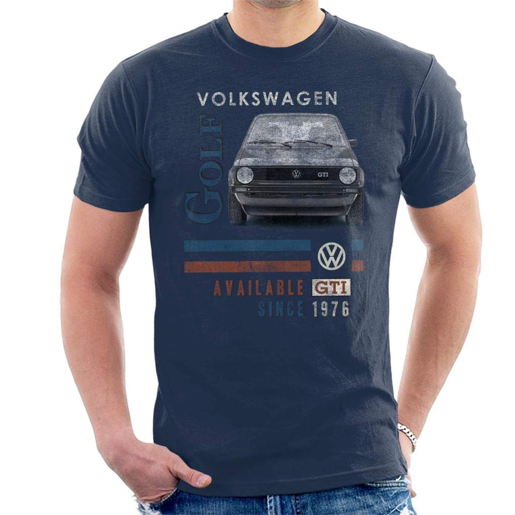 Volkswagen GTI 1976 Men's T-Shirt Navy Blue, XXL