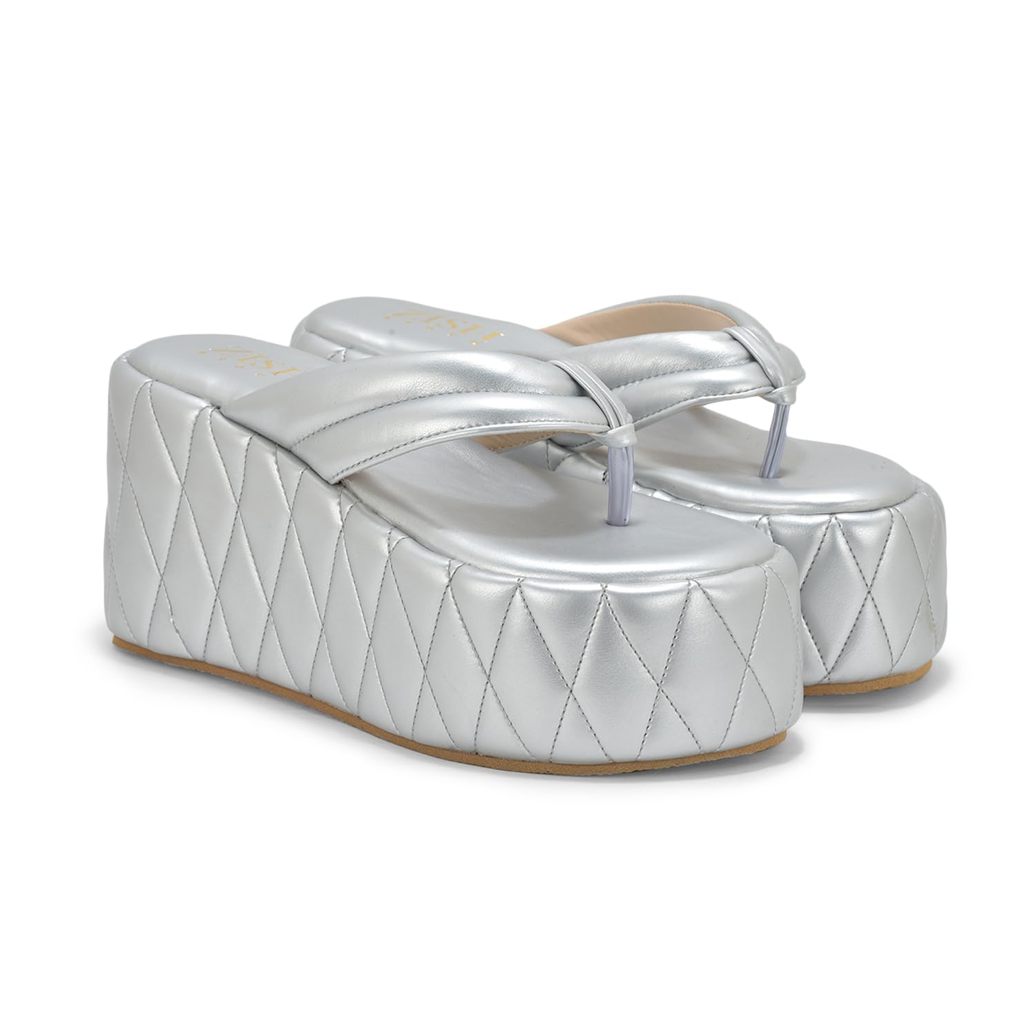 Zish Store Pinnacle Platform Fashion Sandal For Womens | Casual Platform Comfortable & Wedges Heels Sandals | Trendy High Heel Sandal For Womens & Girls |Silver |10 (B0D9H7MRJD) Amazon Price History, Amazon Price Tracker