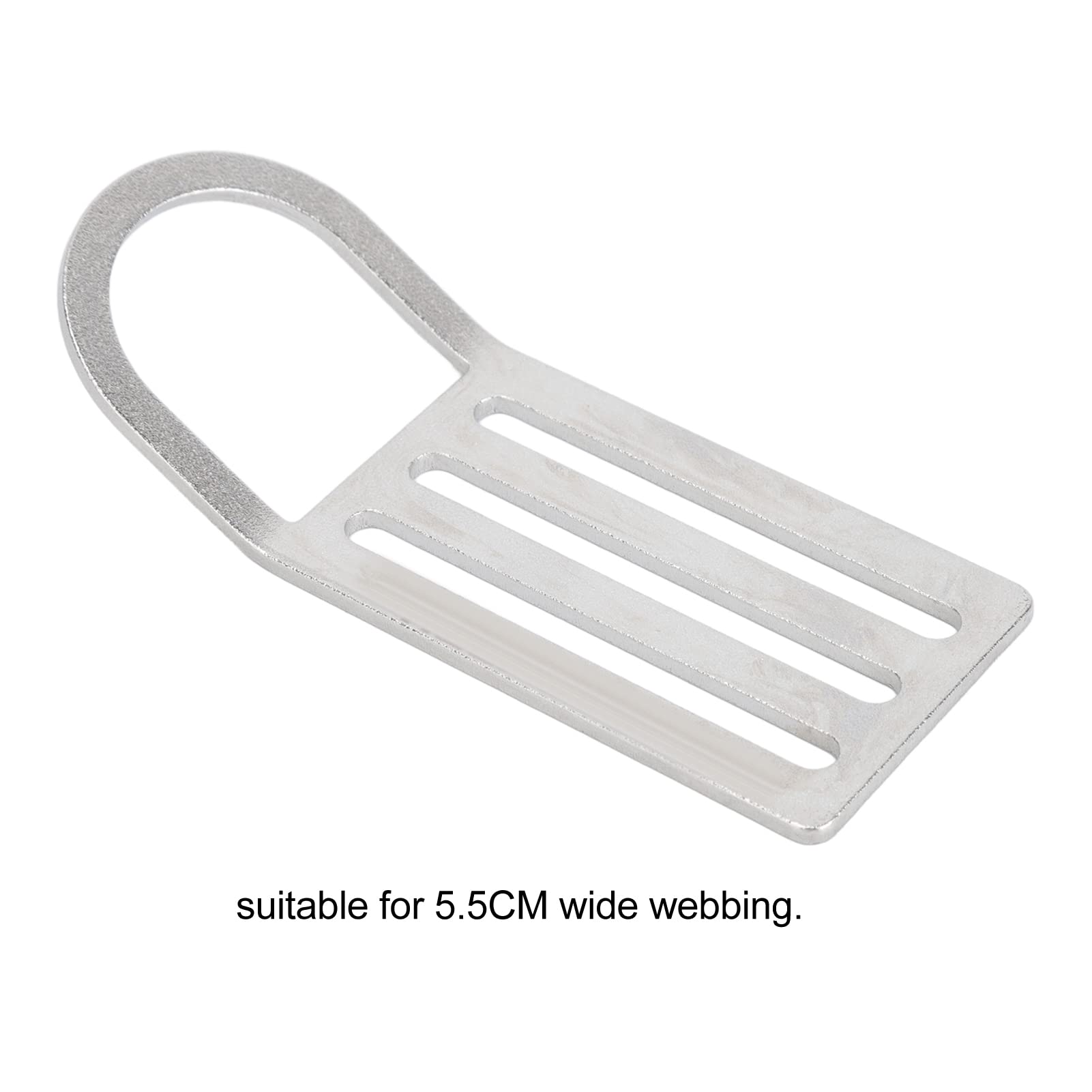 Stainless Steel Diving Weight Belt Keeper Stopper with D Ring for Seawater Dive Equipment