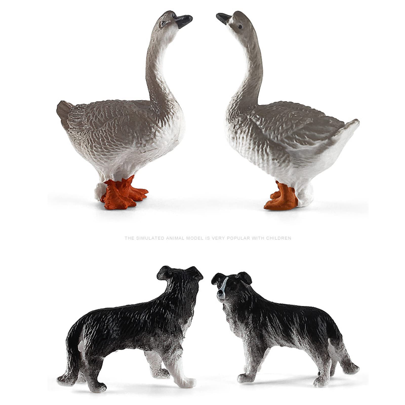 Amazon.co.jp: YIGZYCN 12個の農場動物の置物 リアルな農場動物