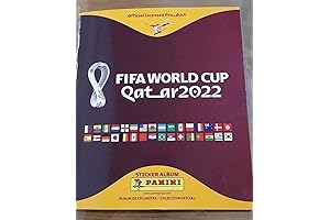 Panini World Cup 2022 Album Qatar + 100 Packs Argentina Orange Version Rare