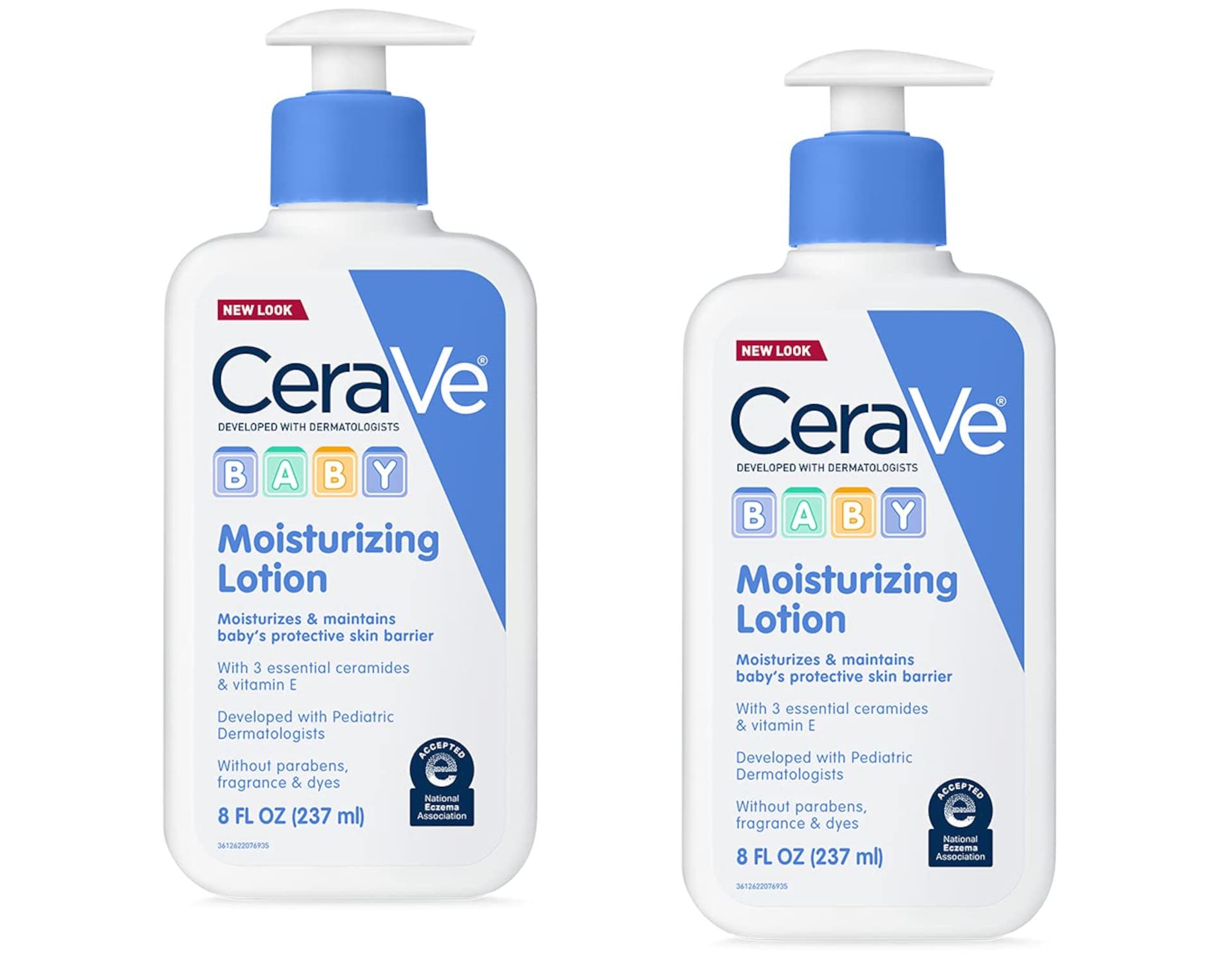 CeraVe Baby Moisturizing Lotion, 8 oz (Pack of 2)