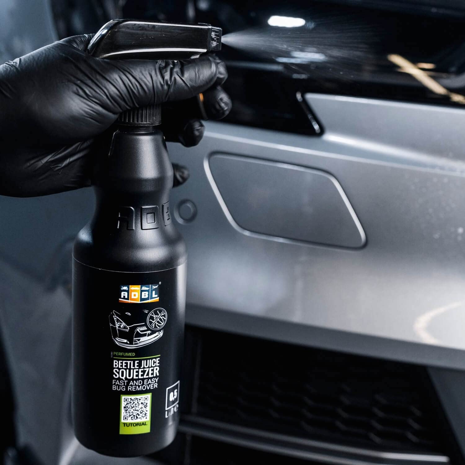 Autopflege Set: ADBL Synthetic Spray Wax Sprühversiegelung + Beetle Juice Squeezer Insektenentfenrer + Vampire Liquid Felgenreiniger Flugrostentferner + Handapplikator + 4x Mikrofasertuch | 7-teilig