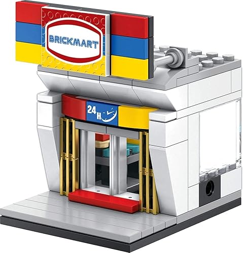 Miniatura 33 de Brick Loot Mini City Coffee Shop - Juego de construcción de 208 piezas, bloques de construcción de juguete, compatible con Lego y las principales