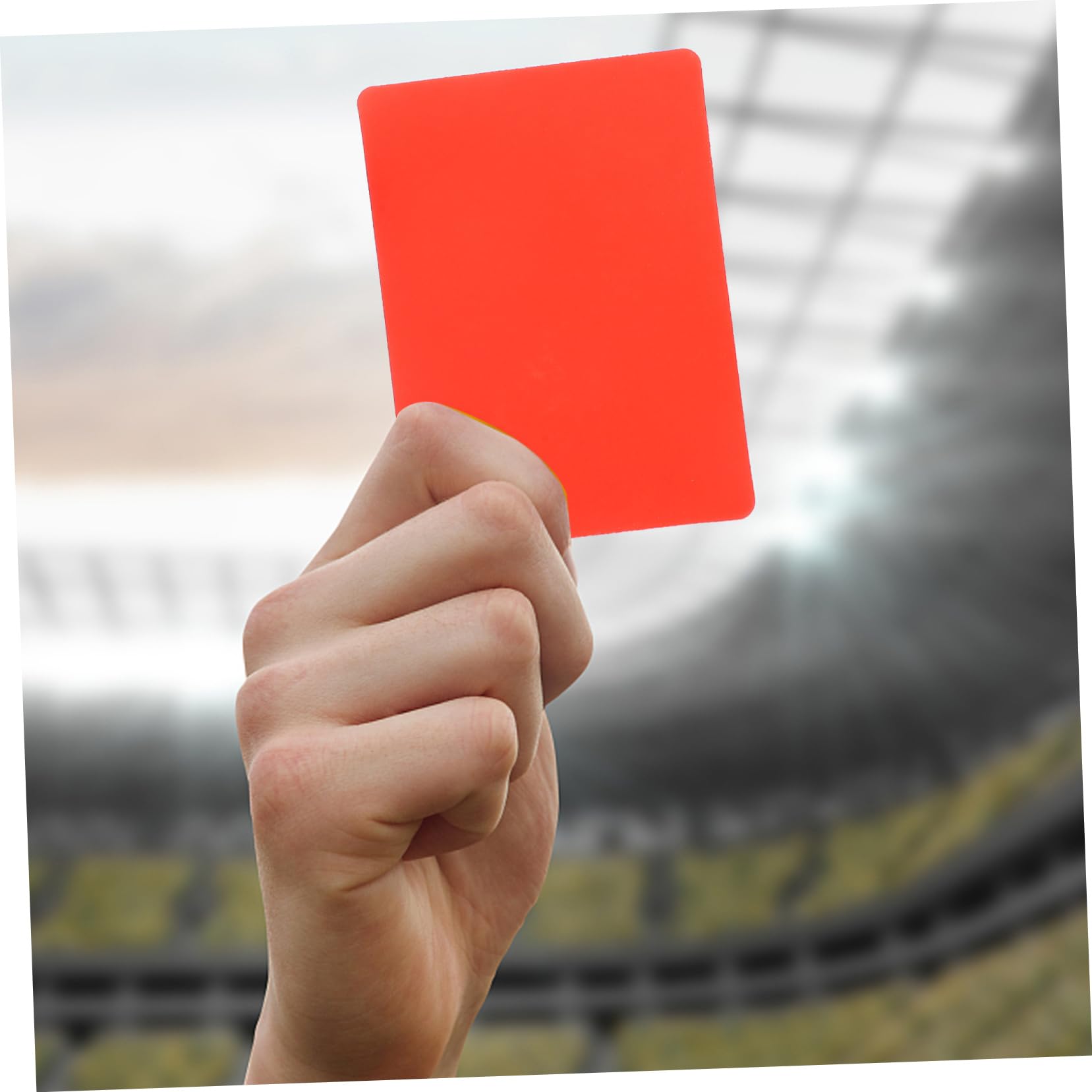 BESPORTBLE 1 Set Red and Yellow Card Whistle Set for Whistles Sports Match Referee Football Referee Cards Whistle Umpire Officials Professional Soccer Player Cards Plastic