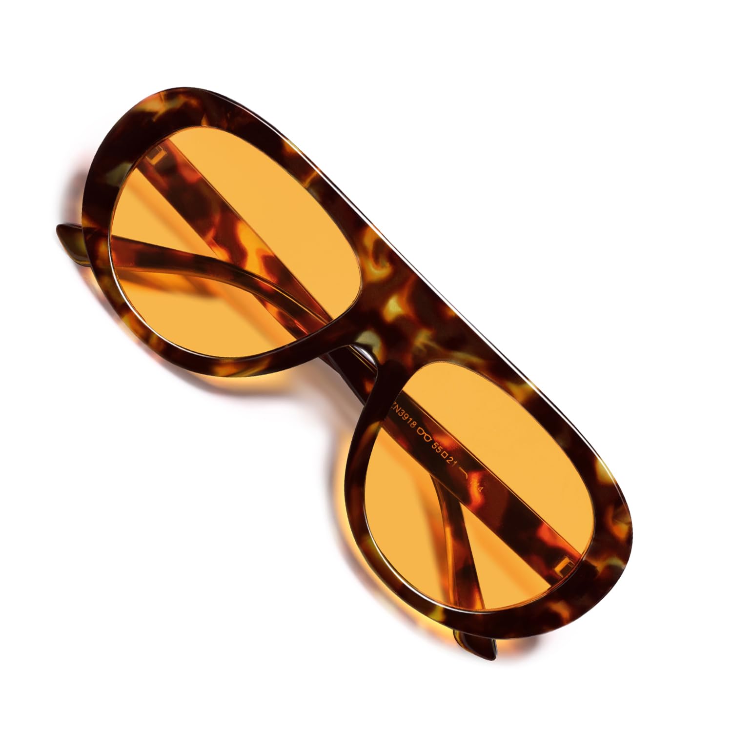 VANLINKER Oversized Retro Aviator Sunglasses