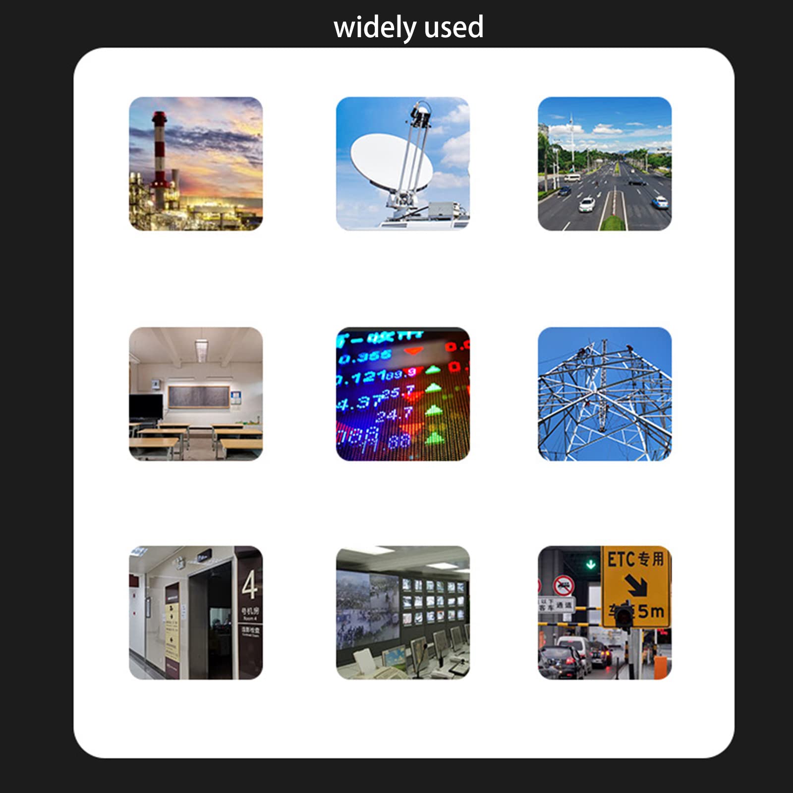 KSTZGTA RS485 Hub 1 to 8 Isolated Rs-485 Splitter 485 Sharer 1 in 8 Out Industrial Grade Optically Isolated Way 152.2Kbps Rs485 Connector Converter Way 1 to 8 Ports