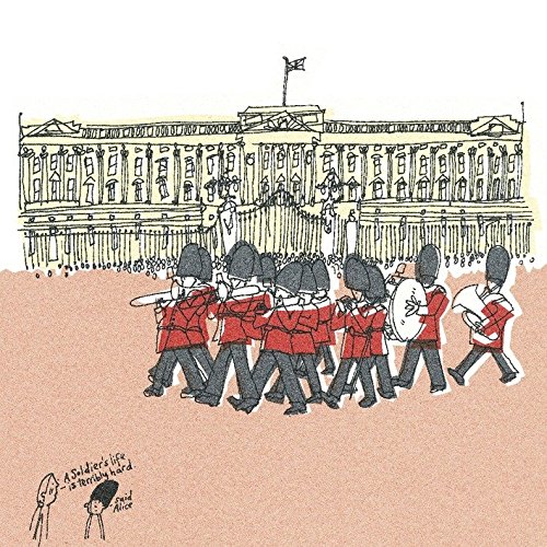 Susie Brooks "They're Changing Guard at Buckingham Palace II Canvas Print, Multi-Colour, 40 x 40 cm