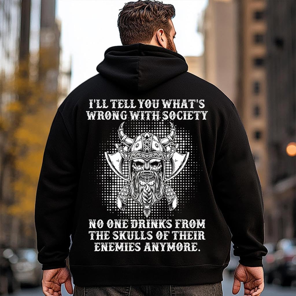 Big and Tall Men Hoodie Plus Size Hooded Sweatshirt for Men, Oversized Fleece Hoodie H2 5KPA G11P