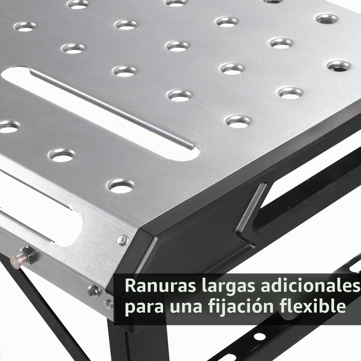 STAHLWERK AWT-930 ST - Mesa de soldadura móvil, 1068 x 532 mm, regulable en altura, plegable, banco de trabajo, mesa de montaje con rango de elevación de 705 a 930 mm, capacidad de carga 450 kg y