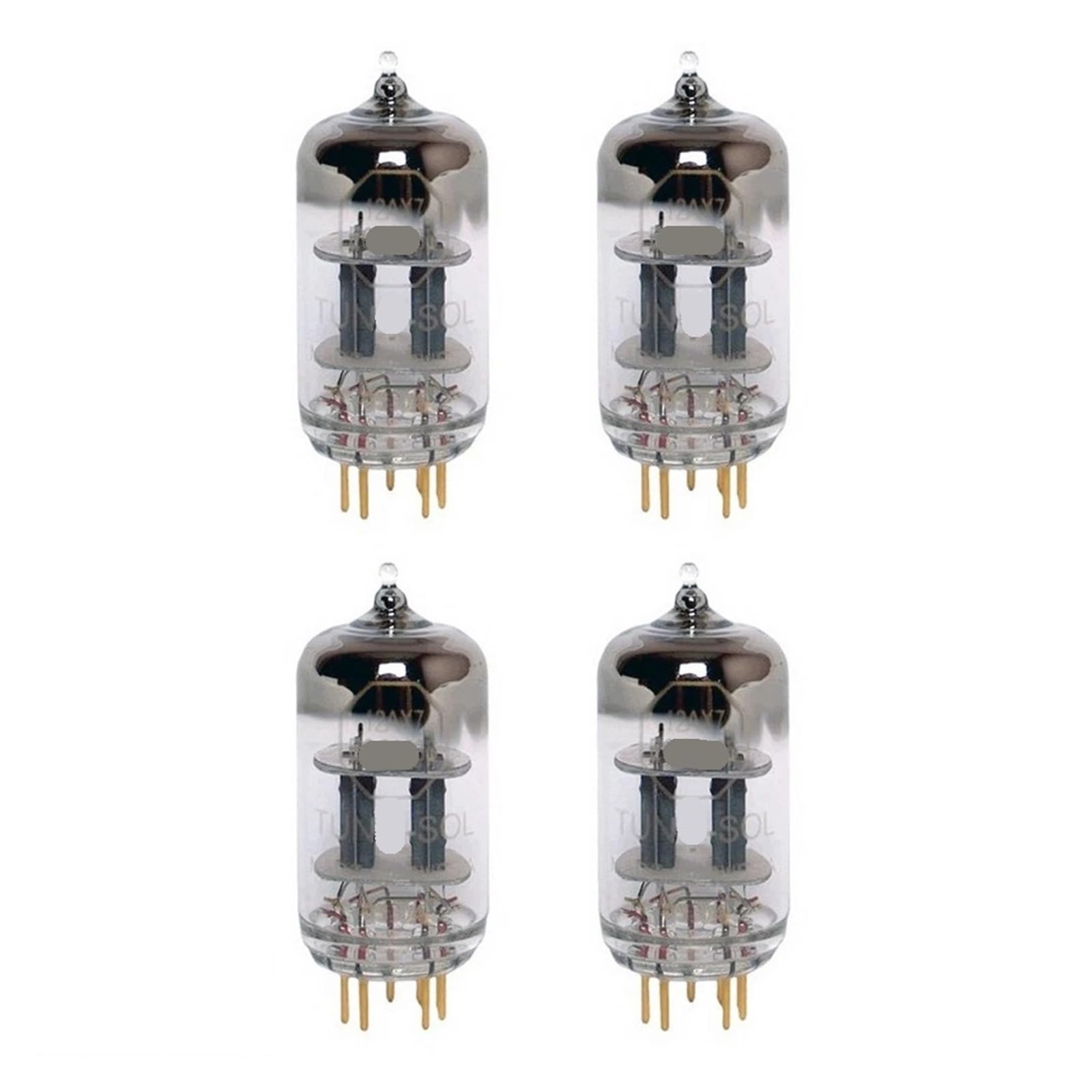 4 Tubes à vide 12AX7 ECC83 assortis lampe ampli guitare et hifi
