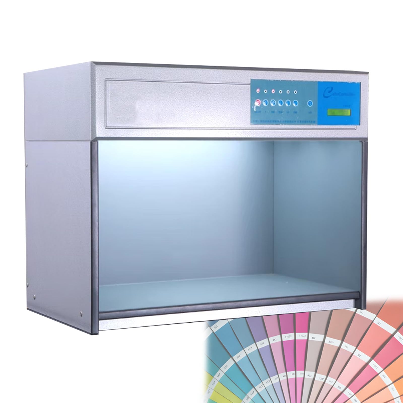 Color Assessment Cabinet Lamp Cabinet Color Controller Light Box for Textile, Printing Color Matching Cabinet (5 Light Sources: CWF, D65, TL84,U and V, F)