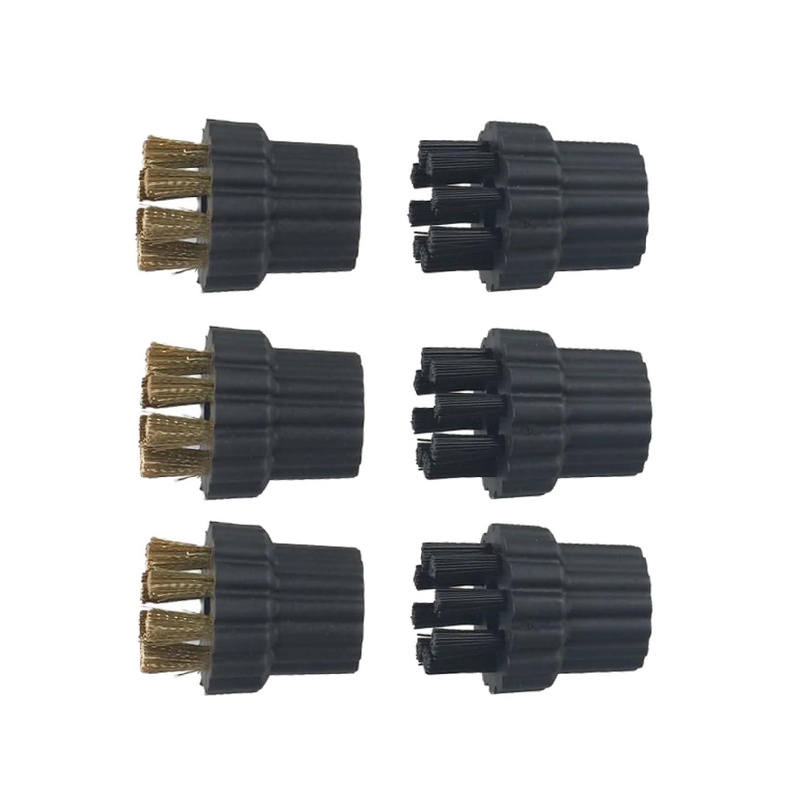 Kompatibel for Dampfreiniger, Dampfreiniger-Bürsten, 6 Stück