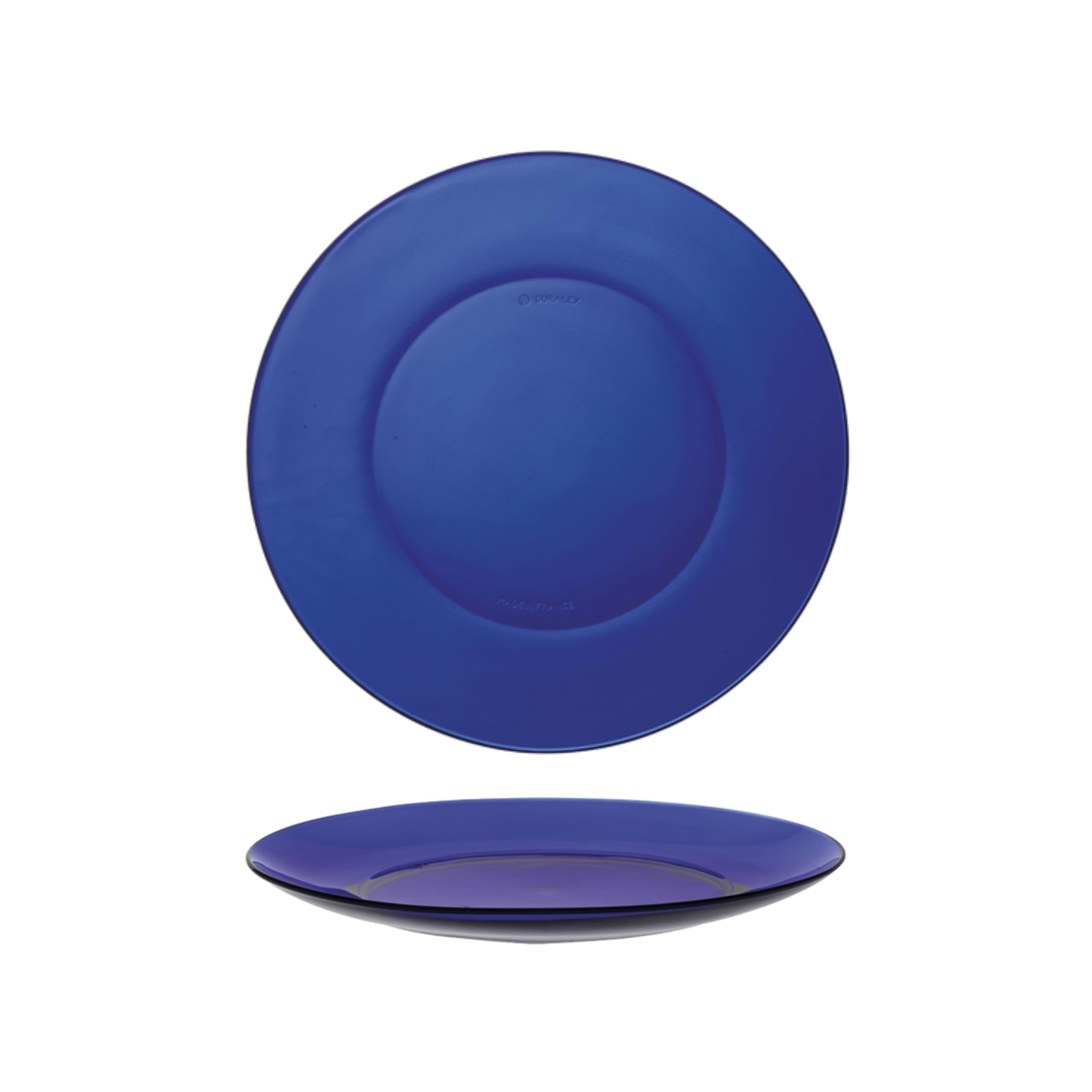 LYS Saphire Glass Plate 9.25 inch, Set of 6 Glass Plates | Microwave & Dishwasher Safe | for Dinning & Gifting| Ultra Scratch Resistant Tempered Glass