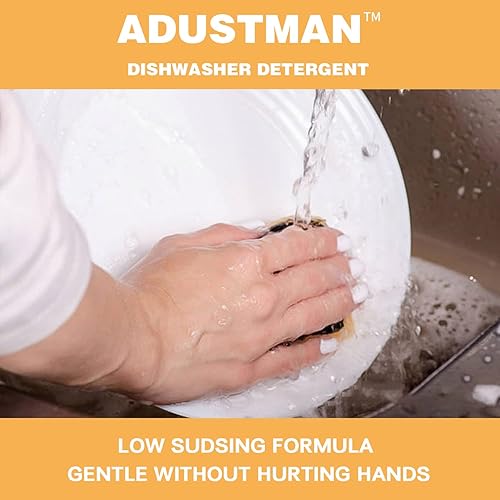 Miniatura 5 de Hojas de detergente para lavavajillas Fresh Breeze 120 cargas, paquete de 2 cápsulas prácticas sin líquidos, polvo respetuoso con el medio ambiente