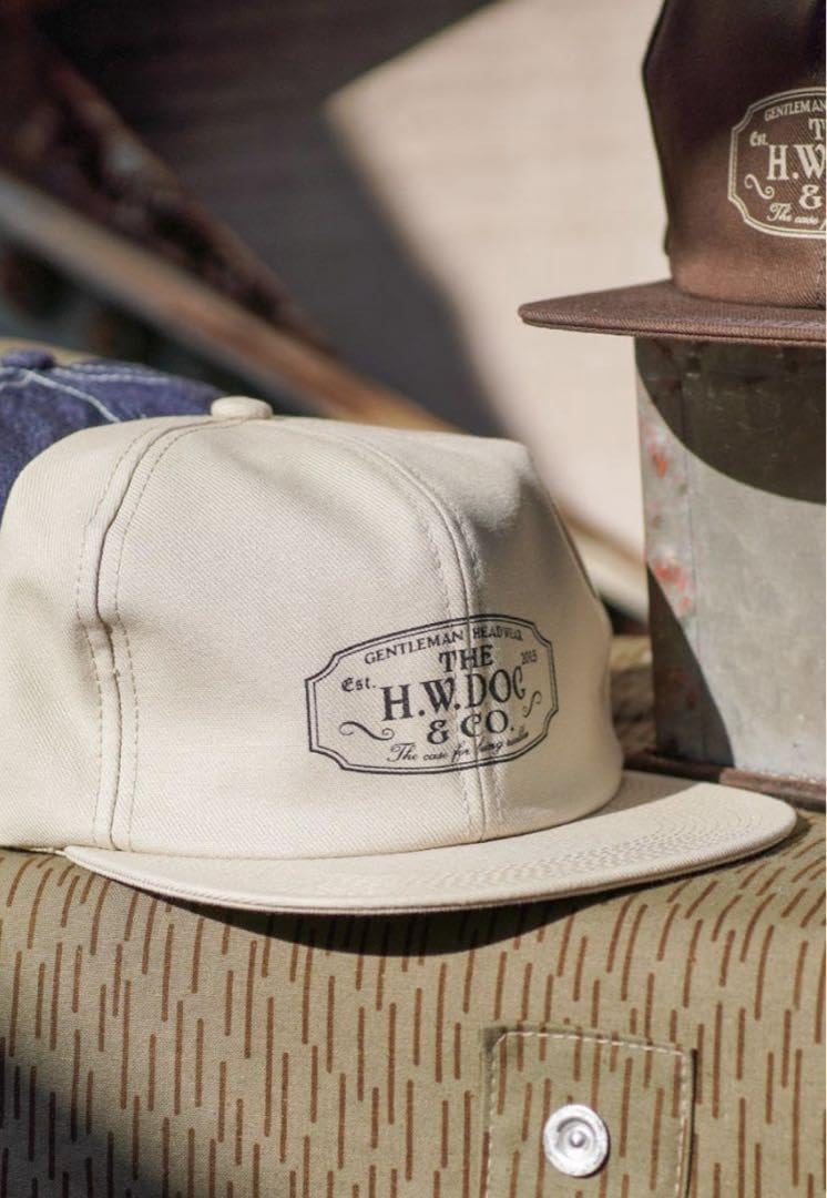 ベージュ THE H.W.DOG&CO. TRUCKER CAP サイズ38
