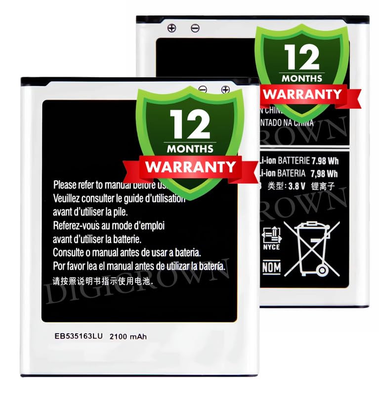 Image of Original EB535163LU Battery Compatible for Samsung Galaxy Grand | Grand Duos | Grand Neo I9060 I9080 I9082 - (2100mAh) - 1 Year Warranty DF7
