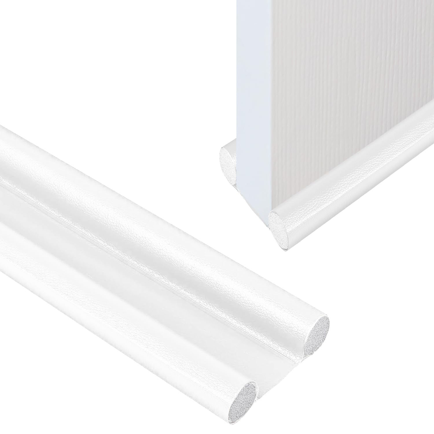 PARASPIFFERI SOTTOPORTA PER PORTE 95 CM DOPPIA GUARNIZIONE ANTIRUMORE MARRONE