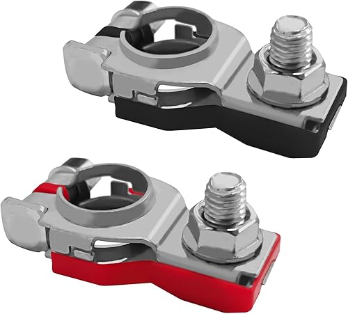 Msyuusr Terminales de batería de automóvil para Nissan, terminales de batería positivos y negativos, terminales y extremos de batería de repuesto