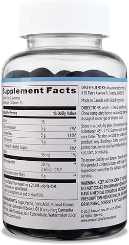 Miniatura 2 de Marca Tienda Solimo - Gomitas masticables de acción prebiótica y probiótica de 2 mil millones de CFU y con 50 unidades 2 por cada porción