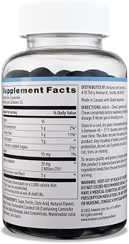 Amazon Brand - Solimo Prebiotic & Probiotic Gummies, 2 Billion CFU, Blue Raspberry, 50 Count (2 per Serving)