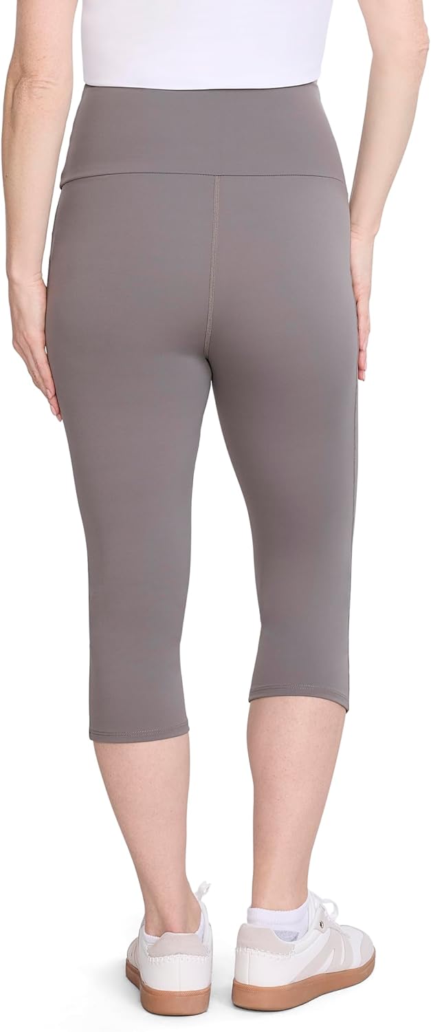 Motherhood Maternity Women's Over The Belly Active Capri Pregnancy Legging