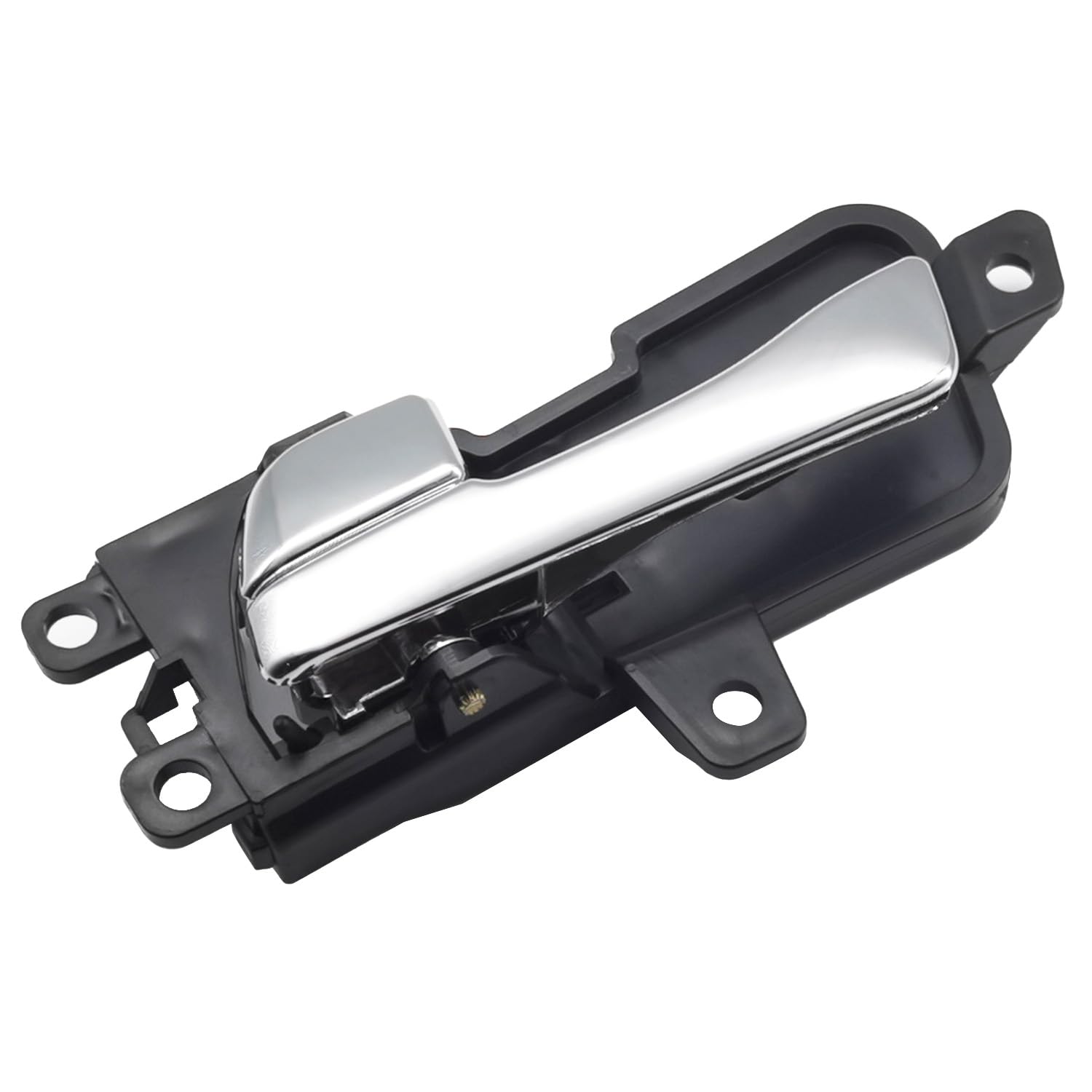 Front or Rear Left Driver Side Interior Inside Chrome Door Handle Fits Compatible with Hyundai Sonata 2011-2015, Replaces OE# 826103S010, 82610-3S010