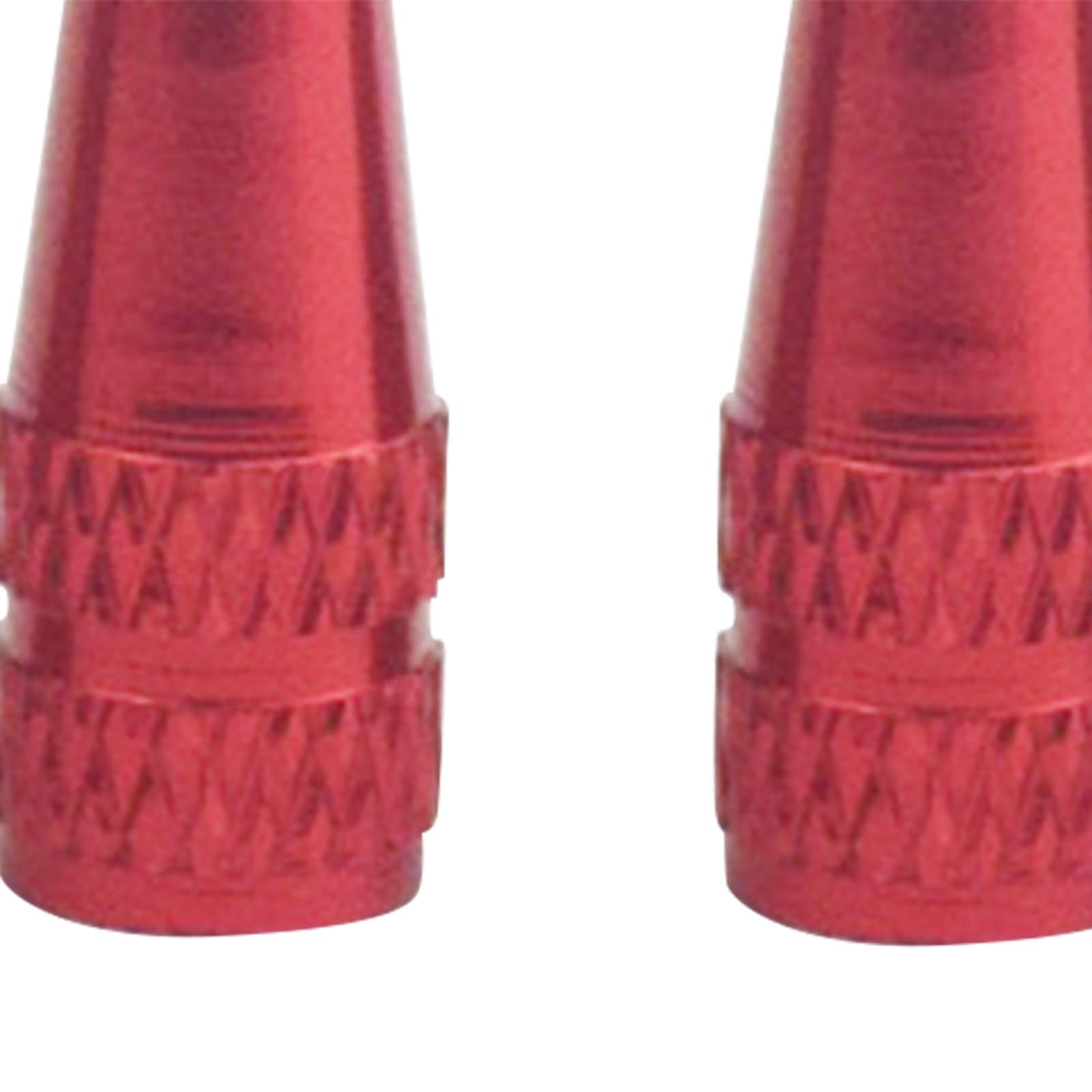 RNXRZANK 2X Set of 4 Valve Caps for Air Tires, Aluminum Alloy Covers for French Valves