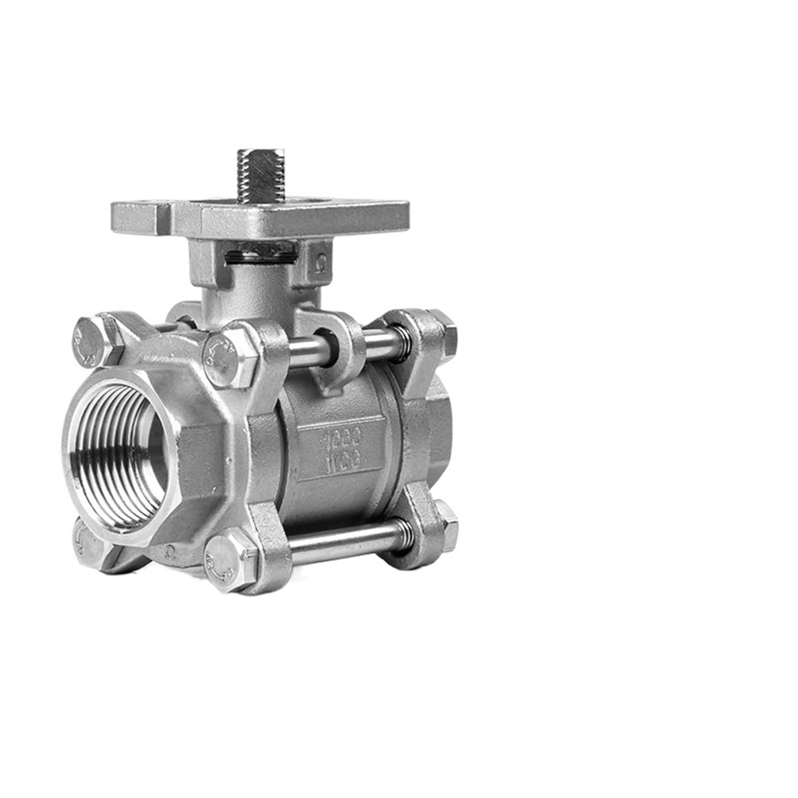 Vanne pneumatique haut de gamme en acier inoxydable 316L DN65