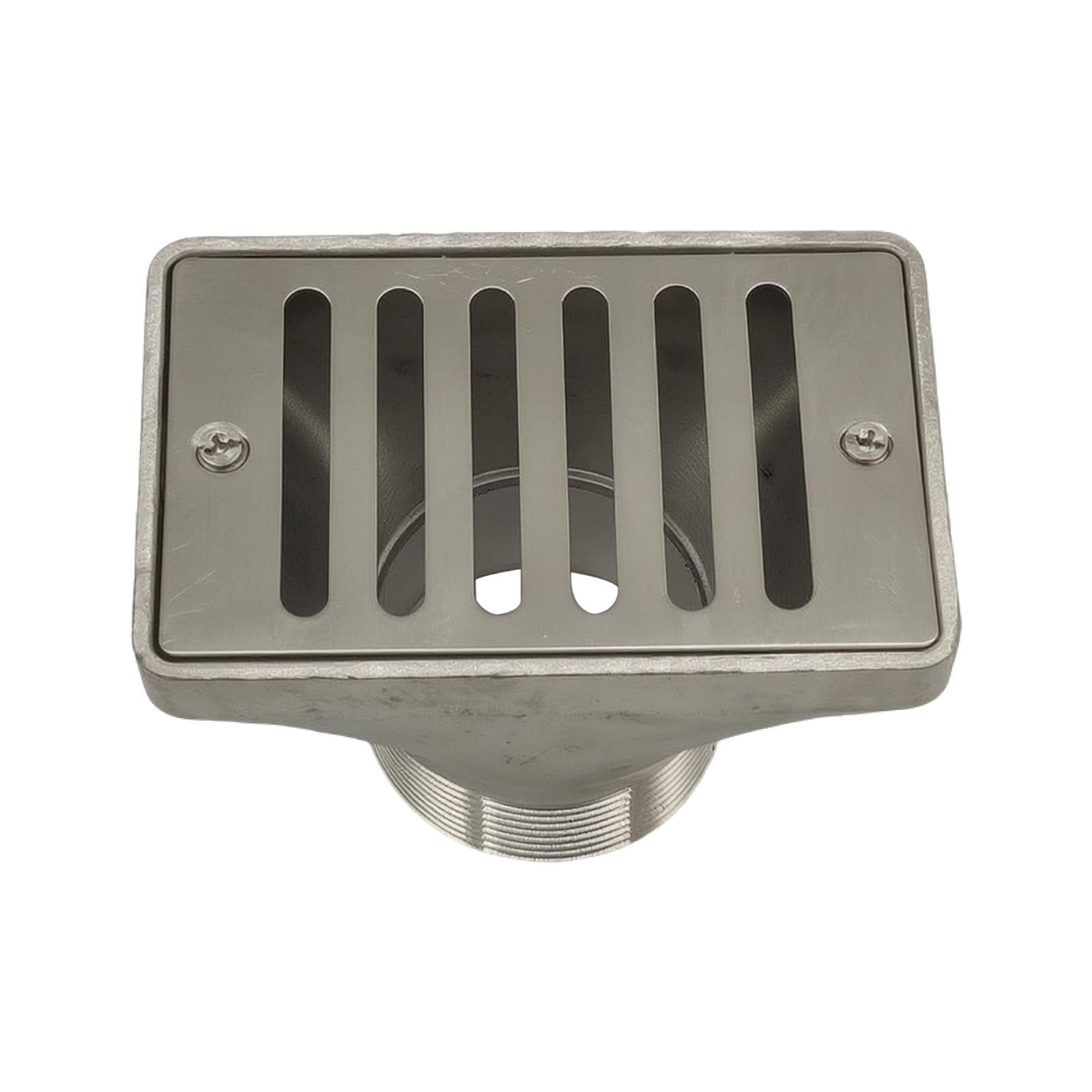 Slotted Pool Drain Stainless Steel Pool Overflow Drain Brushed Metal Adapter for Homeowners, Swimming Pools-image-14