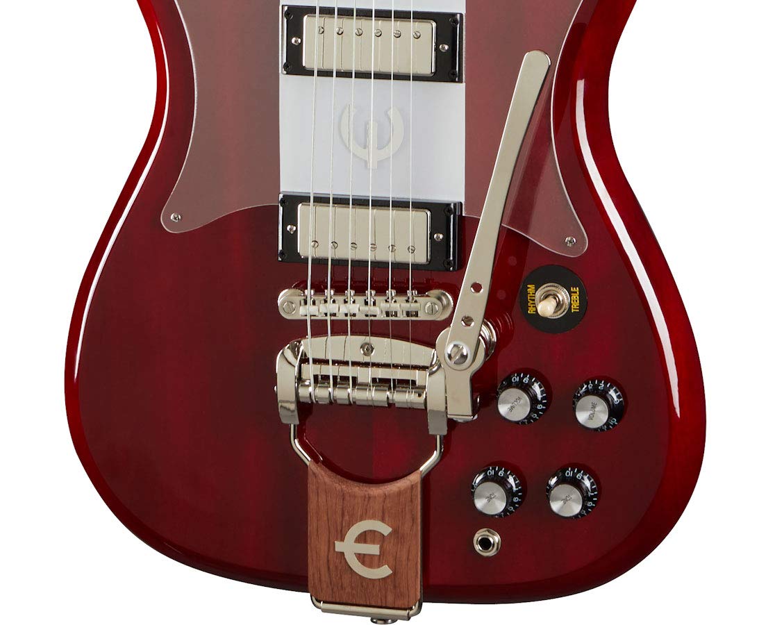 Amazon | Epiphone/Crestwood Custom Tremotone Cherry エピフォン 