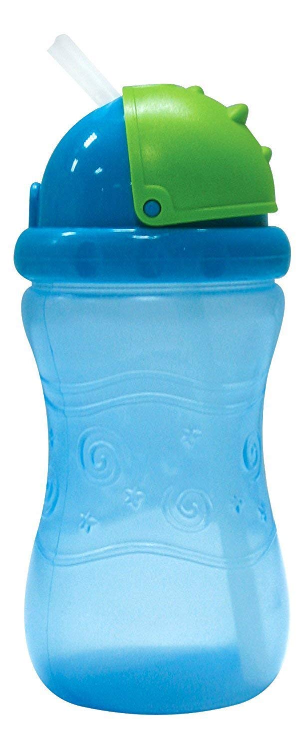 Manan Shopee Baby Straw Sipper- Spill Proff 300ml (Blue)