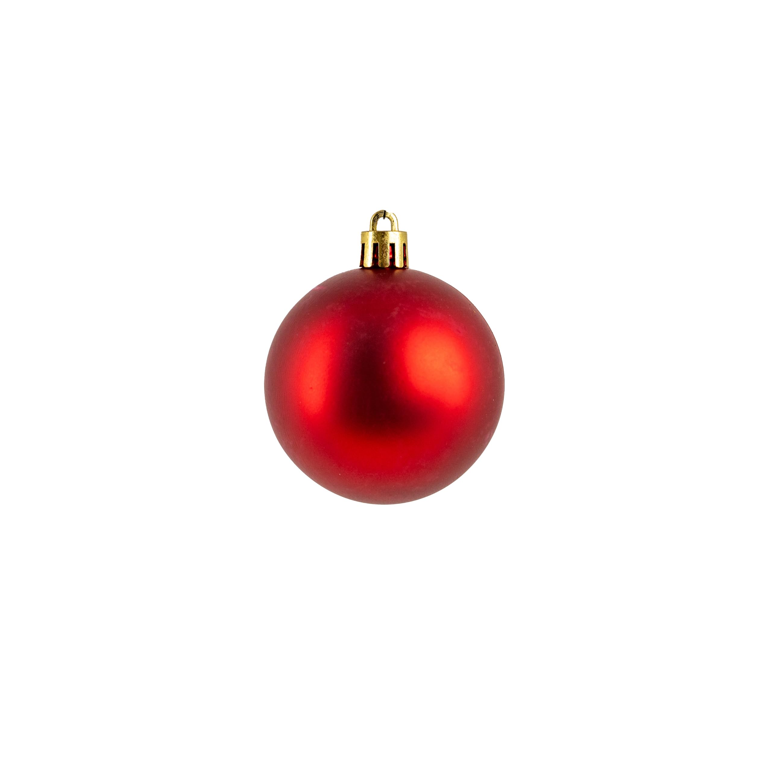 Kunststoff Weihnachtskugel rot 4 Sets - 136 Stück Ø 6cm Deko Kugel Christbaumschmuck Mix Glitzer Matt Gemustert Glänzend