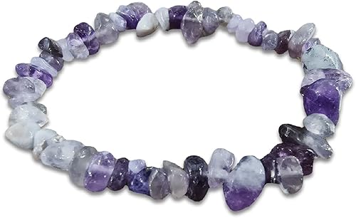 Natural Gemstone Bracelets, Natural Crystal Chip Bead Bracelet, Natural Gemstone Chakra Crystal Healing Stretch Bracelets, Jewelry Accessories