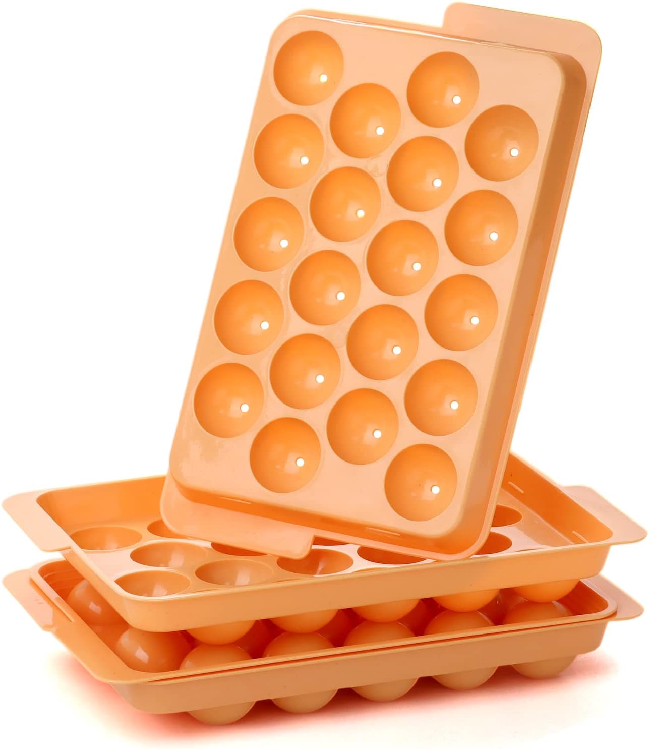 KIYOKI Round Ice Cube Mold for Freezer Ice Ball Maker