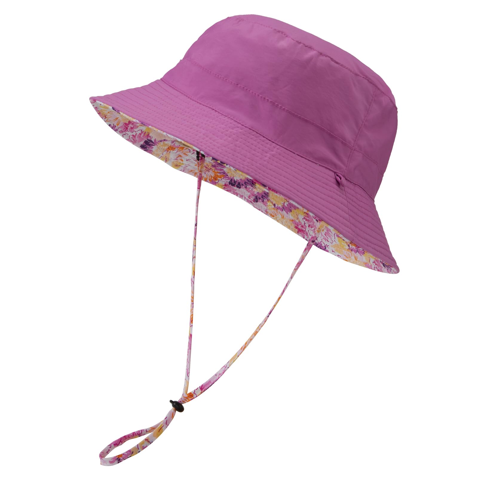 Berkelen Sombreros de Pescador para Mujeres Niñas Portátil y Plegable Gorras de Pesca Reversible Bucket Hat de Protección Solar Doble Cara Sombrero de Cubo para Senderismo Camping Viajes Pesca