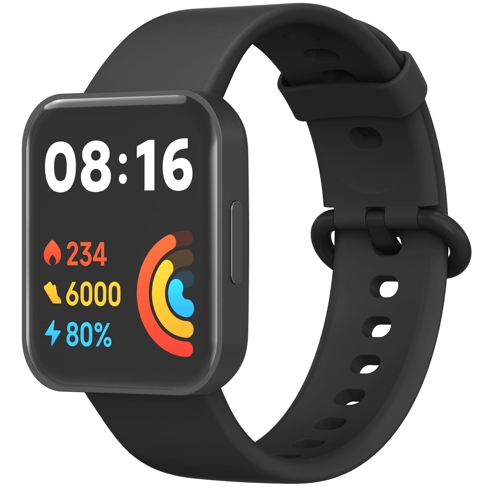 Mugust Correa para Xiaomi Mi Watch 2 Lite/Redmi Watch 2 Lite Mujer Hombre,Silicona Coloridos Recambio Suave Pulseras de Repuesto para Redmi Watch 2 Lite/Xiaomi Mi Watch 2 Lite(Negro)