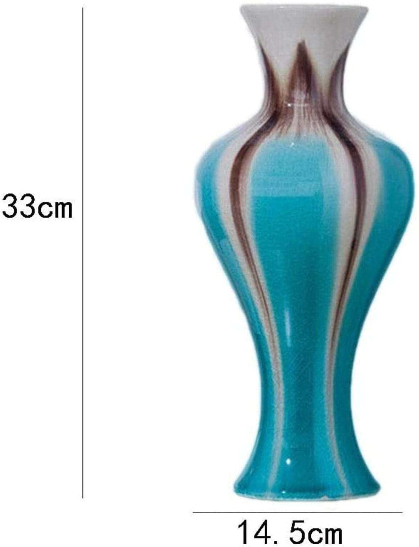 グラデーション釉薬の手作り陶器花瓶 Amazon.co.jp: 花瓶 セラミック ハンドメイド クラフト 3色