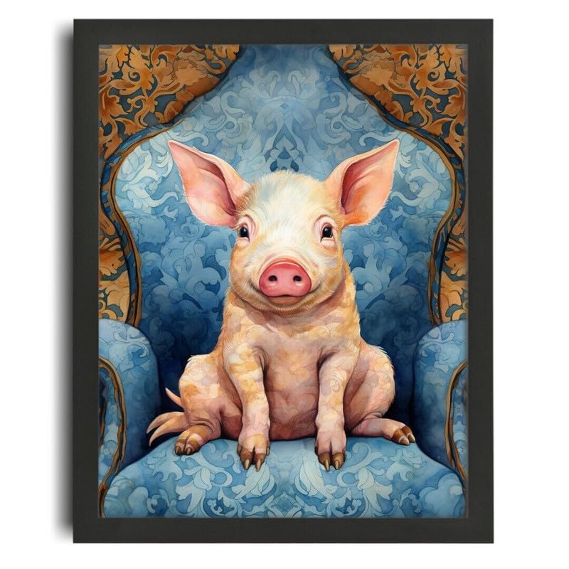 Décoration murale cochon avec citation encourageante pour embellir la vie quotidienne
