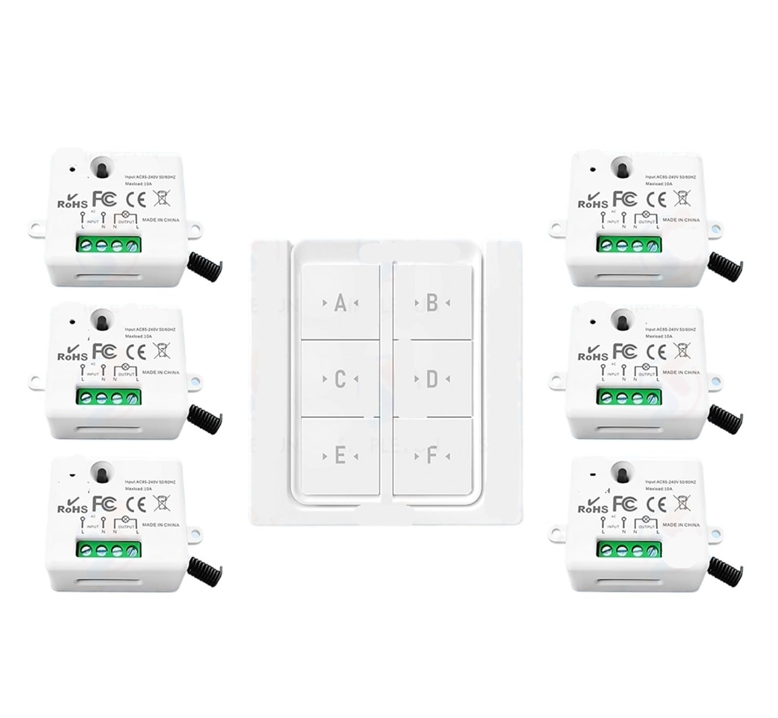 Mini module relais 10A récepteur sans fil avec télécommande