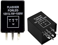 Vista 1 de iJDMTOY Relé electrónico de 4 pines EP29 EP29N para luces LED de giro, solución para intermitentes de flash rápido hiper