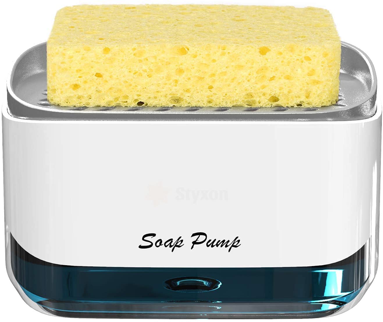Styxon Plastic Liquid Soap Press-Type Pump Dispenser with Sponge Holder for Kitchen Sink Dishwasher-Multi Color (3 in 1, 330 ml) (B09MQ8SDFV) Amazon Price History, Amazon Price Tracker