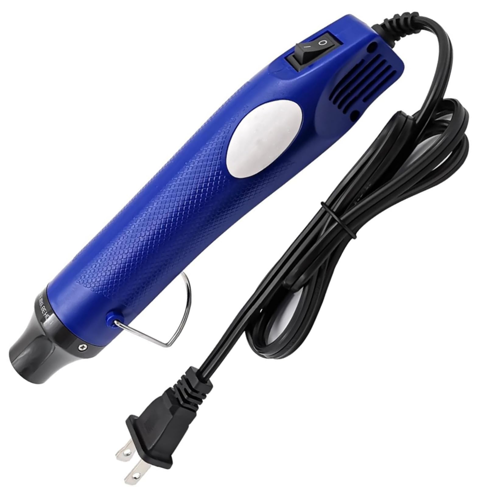 熱風機 エンボスヒーター レジン用 小型 軽量 ミニヒートガン 300W 急速加熱 ヒートツール ホットガンエアガン DIY手芸 粘土の乾燥 熱収縮チューブ・紙装飾品 溶接 剥離 (ブルー)