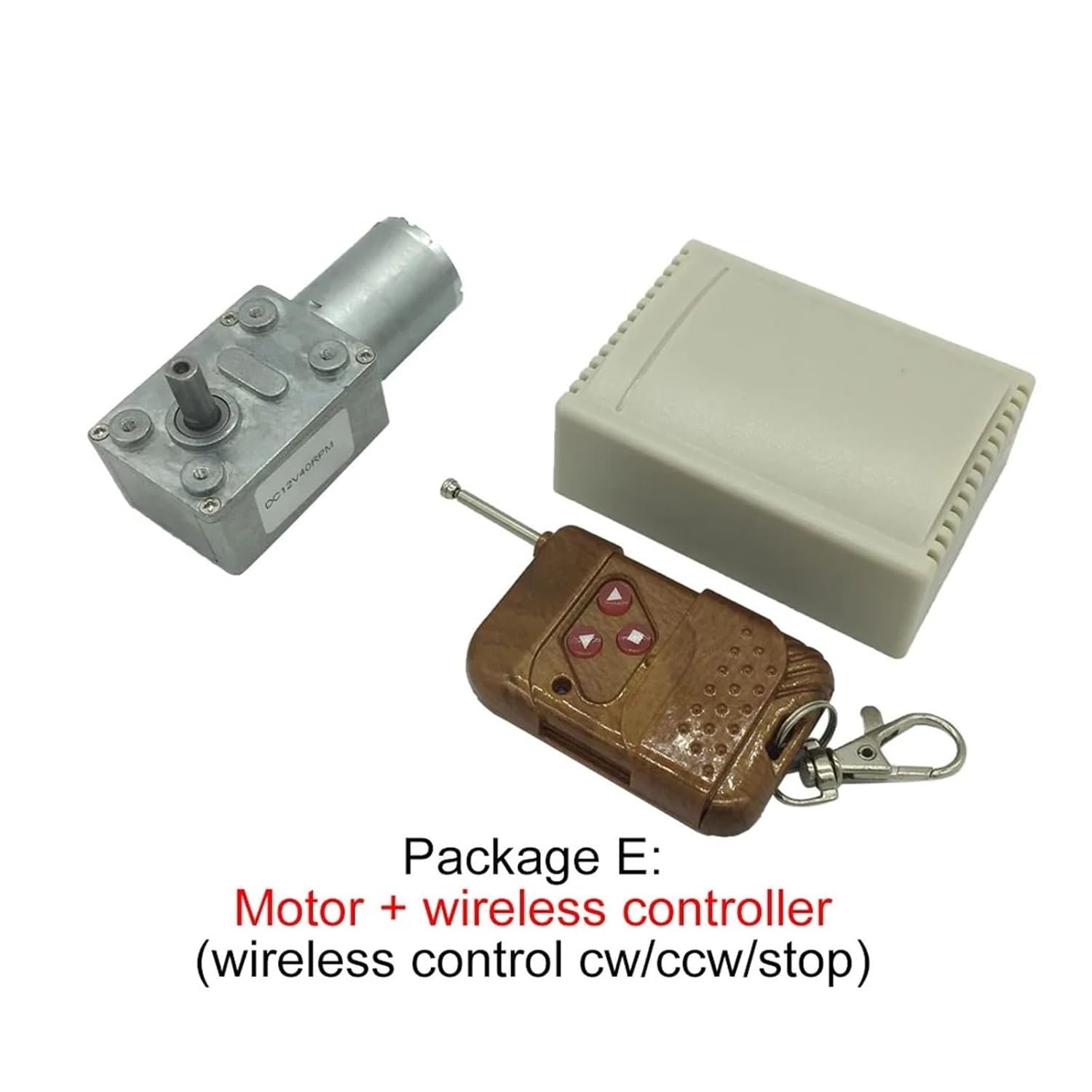 パッケージ B 24V 30rpm ウォームギアボックス 3-210RPM セルフロック電子スターターDIYカーテンブラシJGY-3