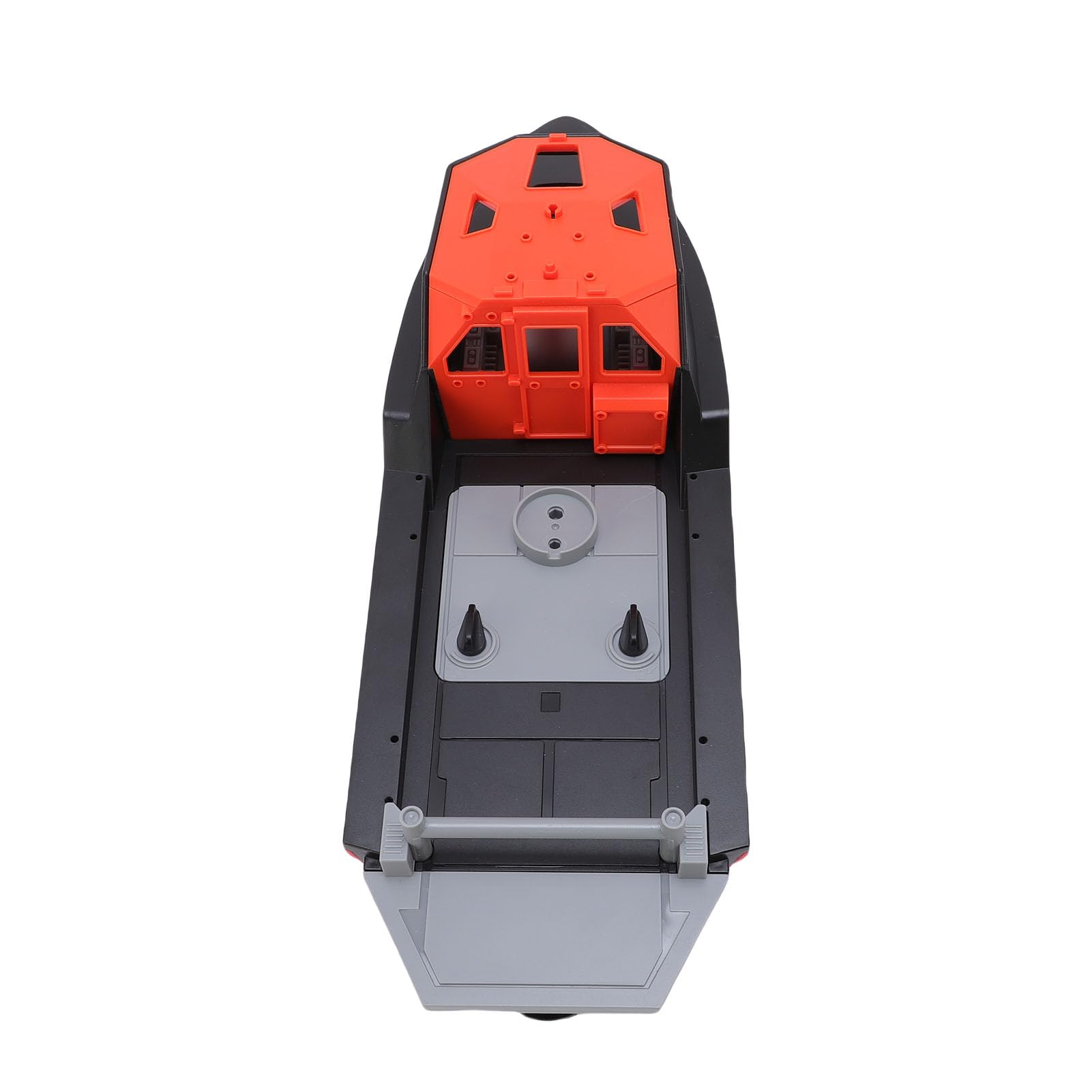 RiToEasysports 2,4 G Bürstenloses RC-Boot, Simuliertes Ferngesteuertes Boot mit Wasserdichter Abdeckung und Antikollisions-Kit, für Außenpools, Seen und Familienspaß (1 Stück 500 mAh Li-Ionen-Akku)