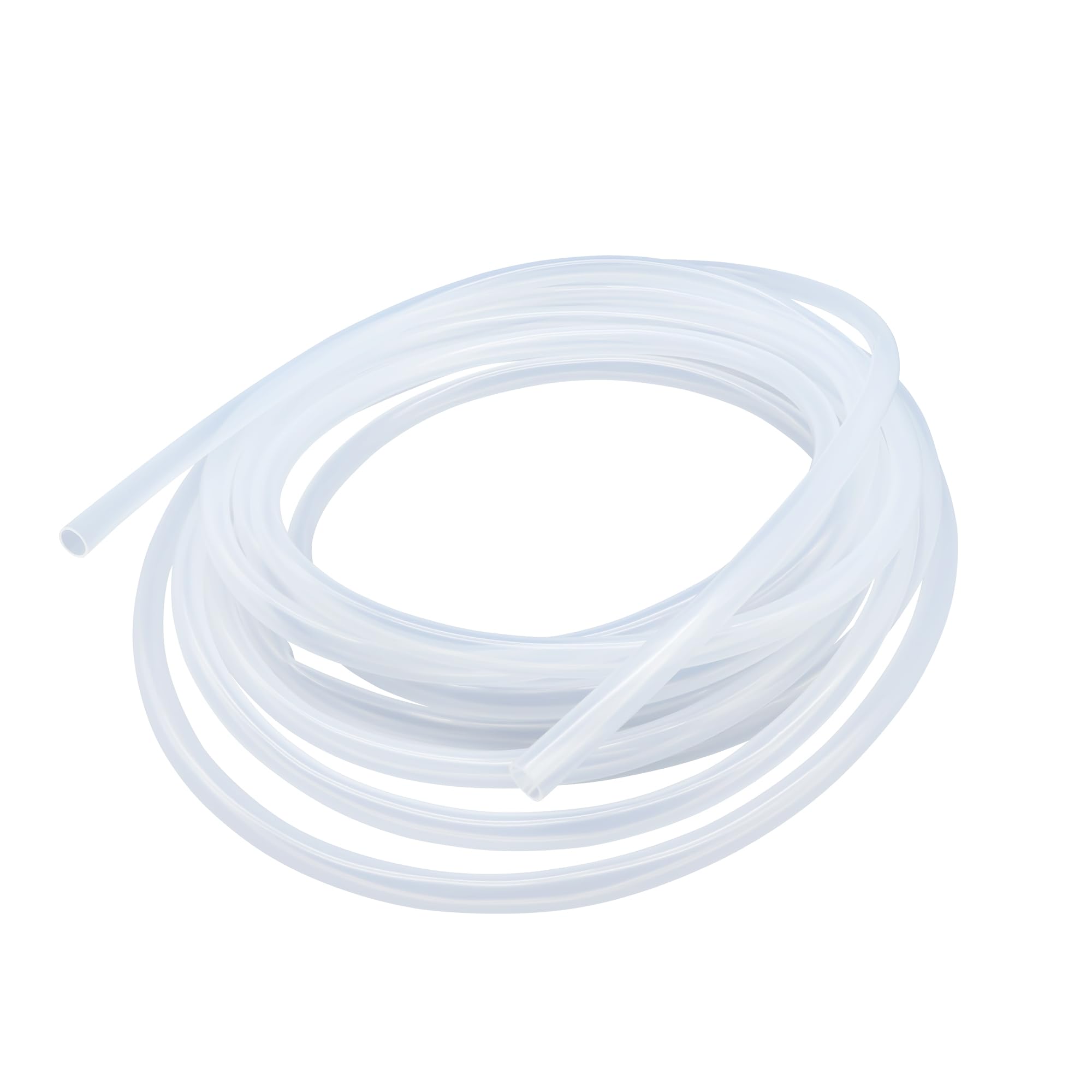 LAVMHAB Silicone Tubing Food Grade Hoses 7mm ID x 9mm OD 8m (26.2ft), Flexible Silicone Rubber Tubes Water Air Pipes